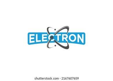 Electron Logo Design Proton Atom Science Orbital Core Artificial Intellegence