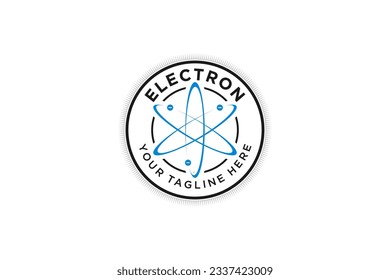 Electron neutron core modern technology icon symbol illustration