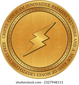 electroneum-etn digital currency vector illustrations. 3d illustration.