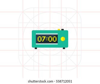 Electronic Alarm Clock Icon