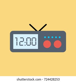 Electronic alarm clock icon