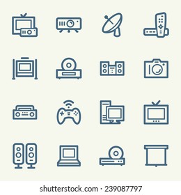 Electronic Appliances Web Icons