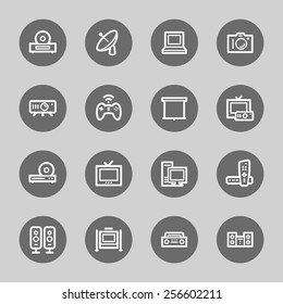 Electronic Appliances Web Icons