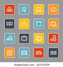 Electronic Appliances Web Icons