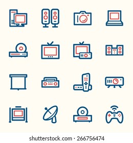 Electronic Appliances Web Icons