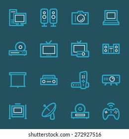Electronic Appliances Web Icons
