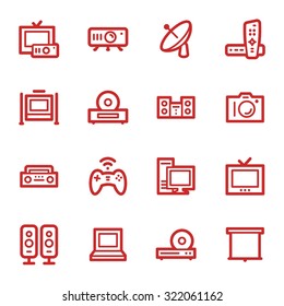 Electronic Appliances Web Icons