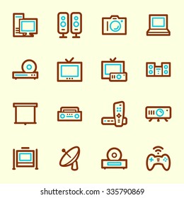 Electronic Appliances Web Icons