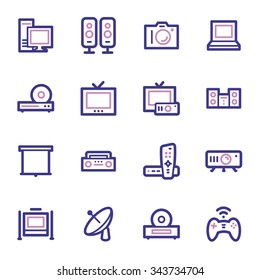 Electronic Appliances Web Icons