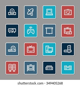 Electronic Appliances Web Icons