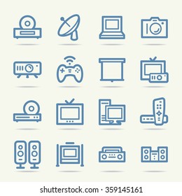 Electronic Appliances Web Icons