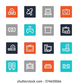 Electronic Appliances Web Icons