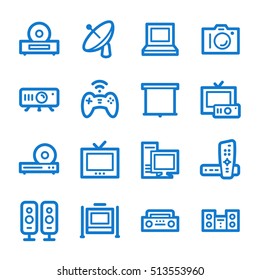 Electronic Appliances Web Icons