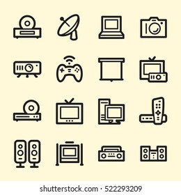 Electronic Appliances Web Icons