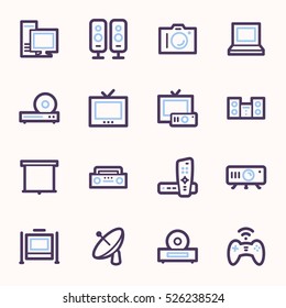 Electronic Appliances Web Icons