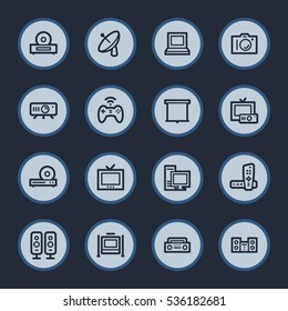 Electronic Appliances Web Icons