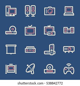 Electronic Appliances Web Icons