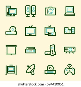 Electronic Appliances Web Icons