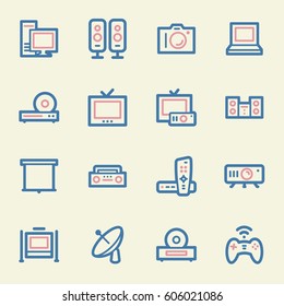 Electronic Appliances Web Icons