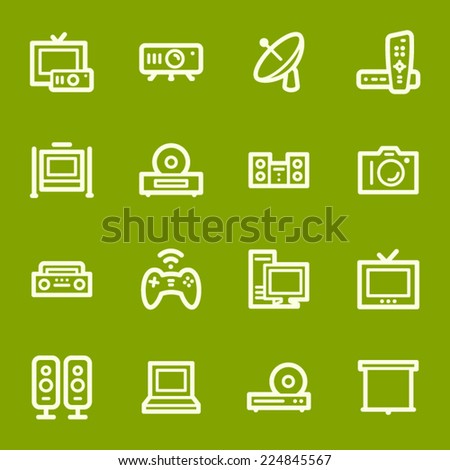 Electronic Appliances Web Icons