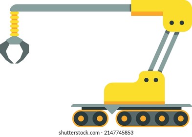 Electronic arm. Automatic control device on manufacturing conveyor