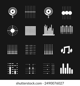 Electronic audio signals frequency. Stereo signals forms