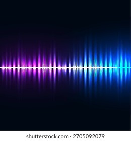 electronic audio tune equalizer background for disco or club vector