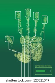 Análisis electrónico de huellas dactilares biométricas