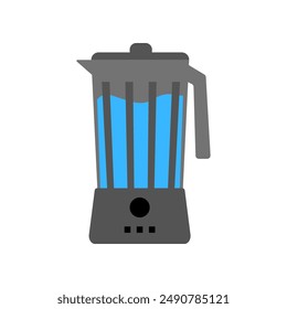 Electronic blender illustration. Cooking ware design