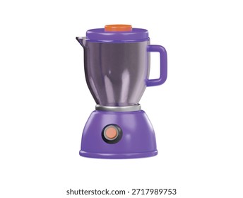 Electronic blender machine icon 3d