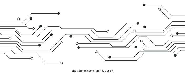 Placa eletrônica. Conceito de sistema de transmissão de dados digitais de alta tecnologia. Tecnologia de circuitos. Concepção de microcircuitos de placas de circuitos impressos eletrônicos de computadores. Fundo abstrato