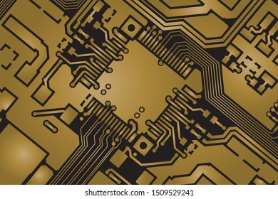 Electronic board. eps10. vector wallpaper