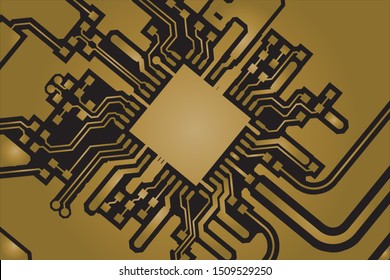 Electronic board. eps10. vector wallpaper