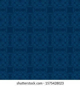 Electronic Board shining on the deep blue infinite background. High-tech pattern texture modern design. Vector illustration EPS 10.