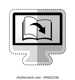 electronic book with arrow download