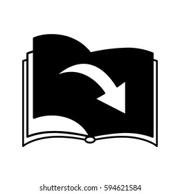 electronic book with arrow download