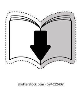 electronic book with arrow download