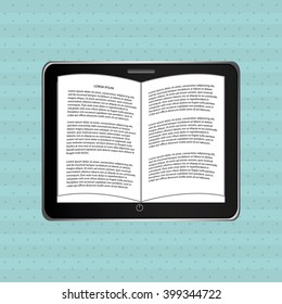 Electronic Book Design Stock Vector (Royalty Free) 399344722 | Shutterstock