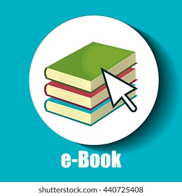 electronic book design, vector illustration eps10 graphic 