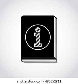 electronic book education icon vector illustration design