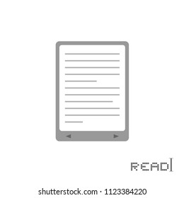 electronic book icon design