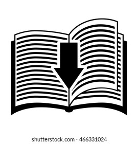 electronic book online icon vector illustration graphic