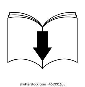 electronic book online icon vector illustration graphic