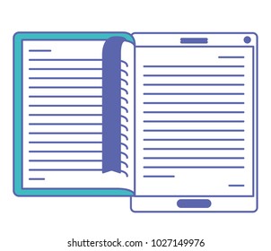 electronic book in tablet