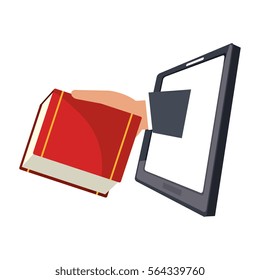 electronic book technology icon
