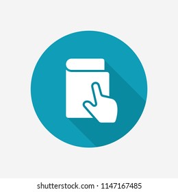Electronic book web icon