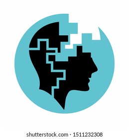 Electronic brain , Artificial intelligence , Creative concept of the human brain