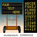 electronic bulletin board, put your own text here
