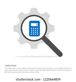 Electronic calculator icon - Free vector icon