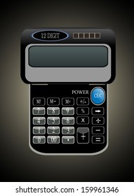 electronic calculator vector